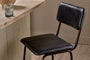 Ukari Counter Chair - Aged Black-nkuku