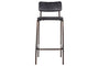 Ukari Counter Chair - Aged Black-nkuku