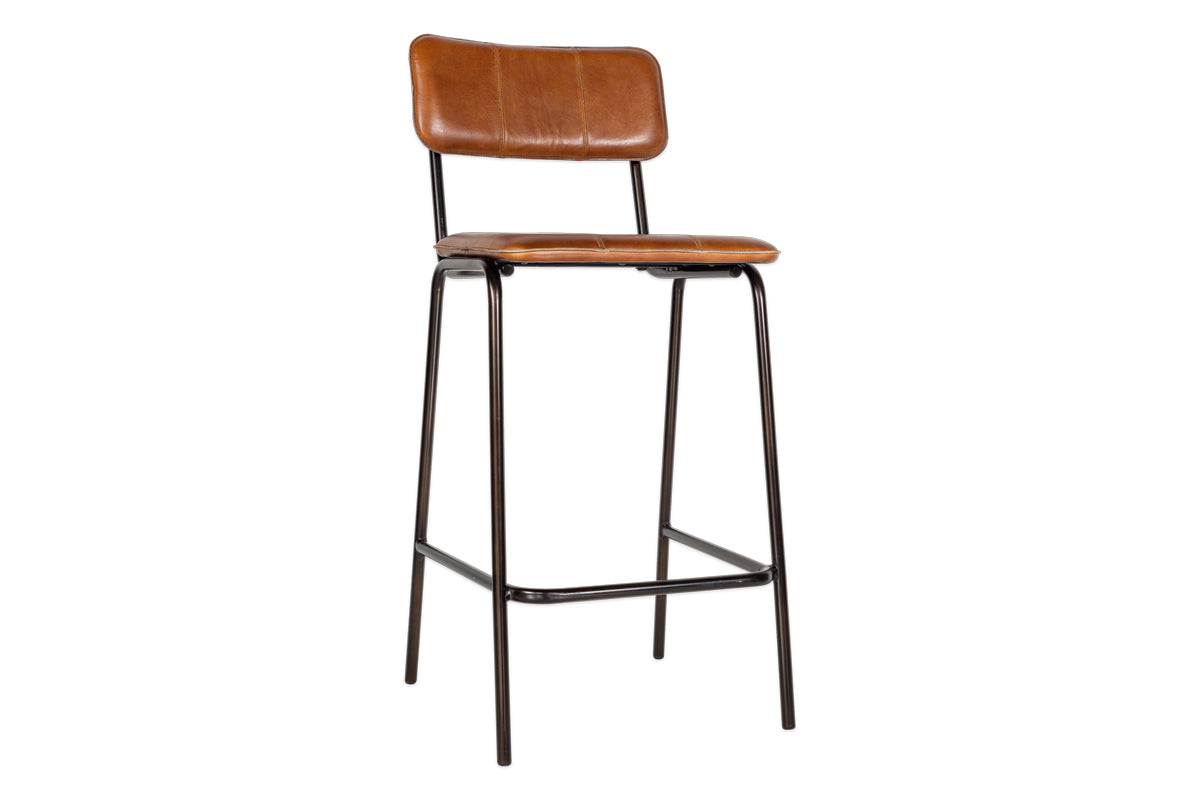 Ukari Counter Chair - Aged Tan-nkuku