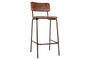 Ukari Counter Chair - Chocolate Brown-nkuku