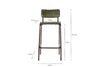 Ukari Counter Chair - Rich Green-nkuku