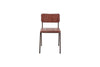 Ukari Leather Dining Chair - Chocolate Brown-nkuku