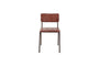 Ukari Leather Dining Chair - Chocolate Brown-nkuku