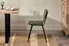 Ukari Leather Dining Chair - Rich Green-nkuku