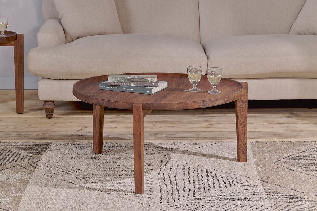 Umar Acacia Coffee Table - Dark Brown- nkuku