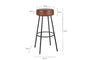 Veer Leather Counter Stool - Aged Tan