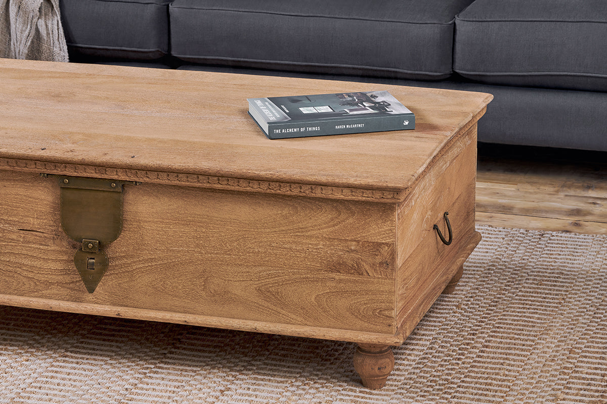 Vidur Mango Wood Chest - Natural