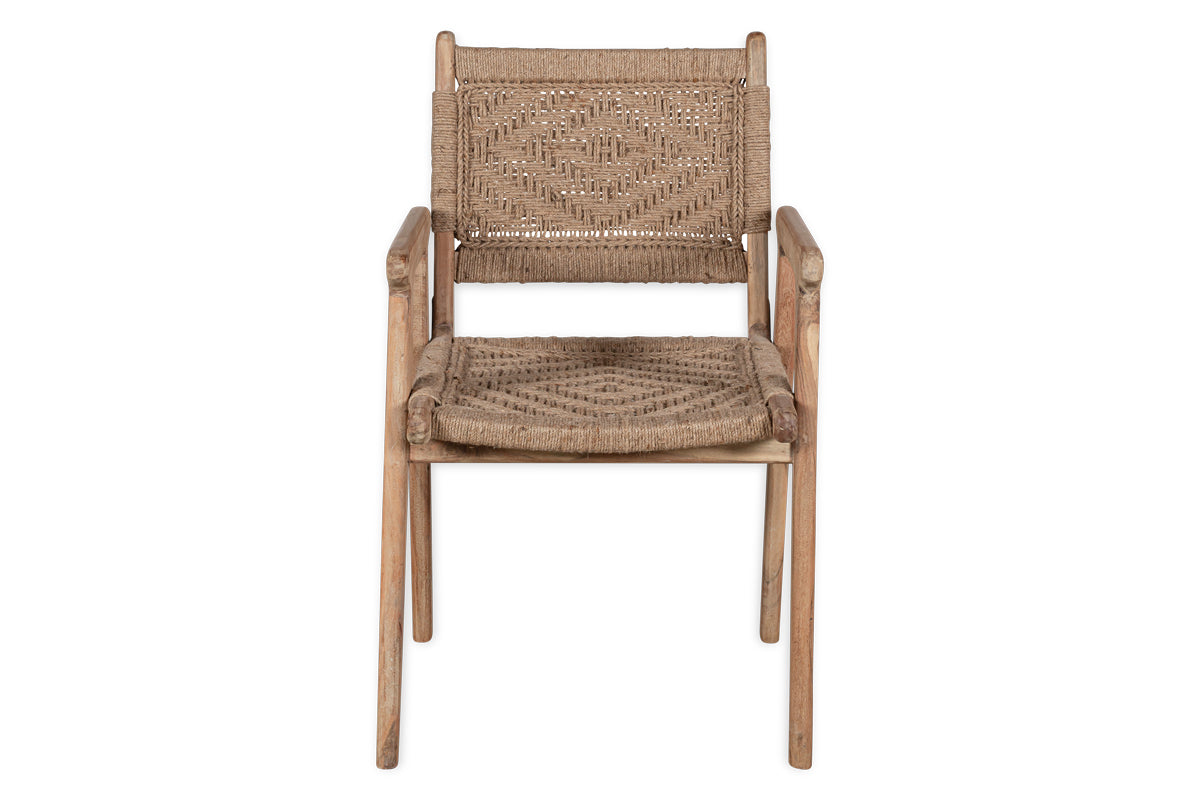 Vinay Woven Dining Chair - Natural