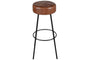 Veer Leather Counter Stool - Aged Tan-nkuku