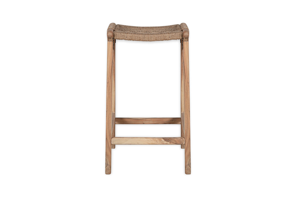 Vinay Woven Counter Stool - Natural-nkuku