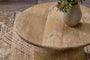 Vivan Grooved Wood Coffee Table- nkuku