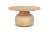 Vivan Grooved Wood Coffee Table- nkuku