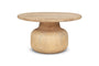 Vivan Grooved Wood Coffee Table- nkuku