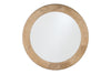 Vivan Grooved Wood Mirror - Natural-nkuku