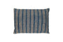 Yashmi Cushion Cover - Natural & Dark Blue - 60 x 40cm