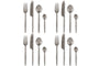 Yani Cutlery Set - Matt Black (Set of 16)