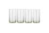 Yala Hammered Highball - Clear (Set of 4)-nkuku