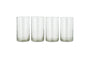 Yala Hammered Highball - Clear (Set of 4)-nkuku