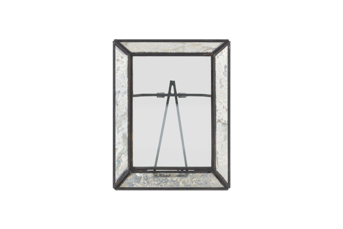 Yash Antique Glass & Iron Photoframe - Antique Black