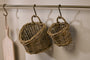 Zawar Rattan Hanging Baskets - Natural (Set of 2)