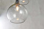 Ziva Recycled Glass Cluster Pendant - Clear-nkuku