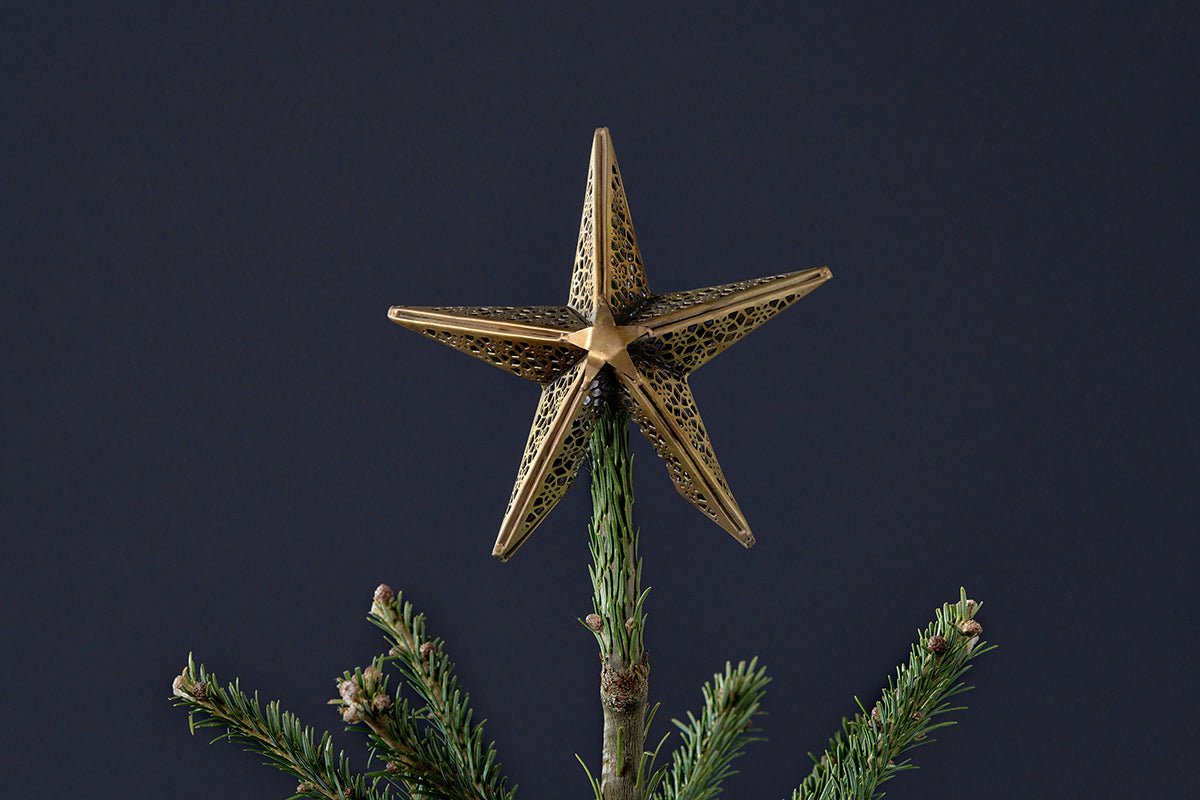 nkuku CHRISTMAS DECORATIONS Bishakha Star Tree Topper