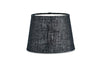 nkuku LAMPS AND SHADES Copy of Dia Jute Lampshade - Ink (NEW)