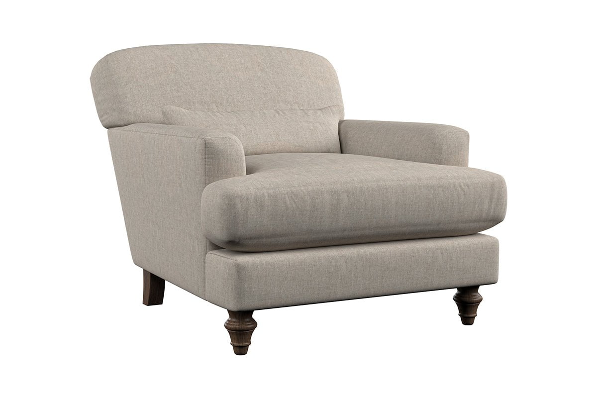 Nkuku MAKE TO ORDER Deni Armchair - Brera Linen Dusk