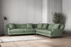 Nkuku MAKE TO ORDER Deni Grand Corner Sofa - Brera Linen Jade