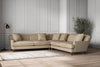 Nkuku MAKE TO ORDER Deni Grand Corner Sofa - Brera Linen Pebble