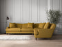 Nkuku MAKE TO ORDER Deni Grand Corner Sofa - Recycled Cotton Ochre