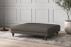 Nkuku MAKE TO ORDER Deni Grand Footstool - Brera Linen Granite