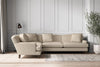 Nkuku MAKE TO ORDER Deni Grand Left Hand Corner Sofa - Recycled Cotton Stone