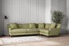 Nkuku MAKE TO ORDER Deni Grand Right Hand Corner Sofa - Brera Linen Sage