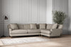 Nkuku MAKE TO ORDER Deni Grand Right Hand Corner Sofa - Recycled Cotton Flax