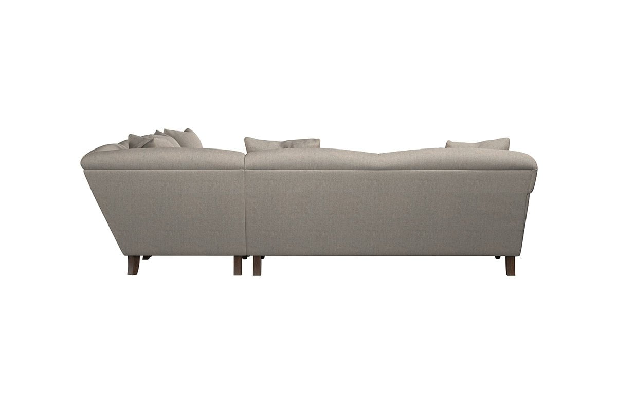 Nkuku MAKE TO ORDER Deni Large Corner Sofa - Brera Linen Dusk