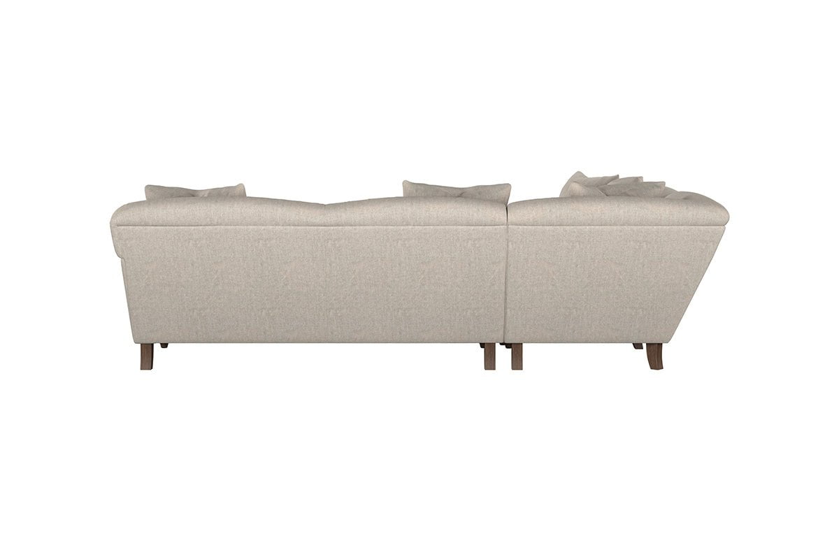 Nkuku MAKE TO ORDER Deni Large Corner Sofa - Brera Linen Granite