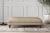 Nkuku MAKE TO ORDER Deni Large Footstool - Brera Linen Pebble