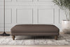 Nkuku MAKE TO ORDER Deni Large Footstool - Recycled Cotton Mocha