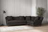 Nkuku MAKE TO ORDER Deni Large Right Hand Corner Sofa - Brera Linen Espresso