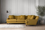 Nkuku MAKE TO ORDER Deni Large Right Hand Corner Sofa - Recycled Cotton Ochre