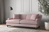 Nkuku MAKE TO ORDER Deni Large Sofa - Recycled Cotton Lavender