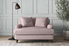 Nkuku MAKE TO ORDER Deni Love Seat - Recycled Cotton Lavender