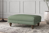 Nkuku MAKE TO ORDER Deni Medium Footstool - Brera Linen Jade