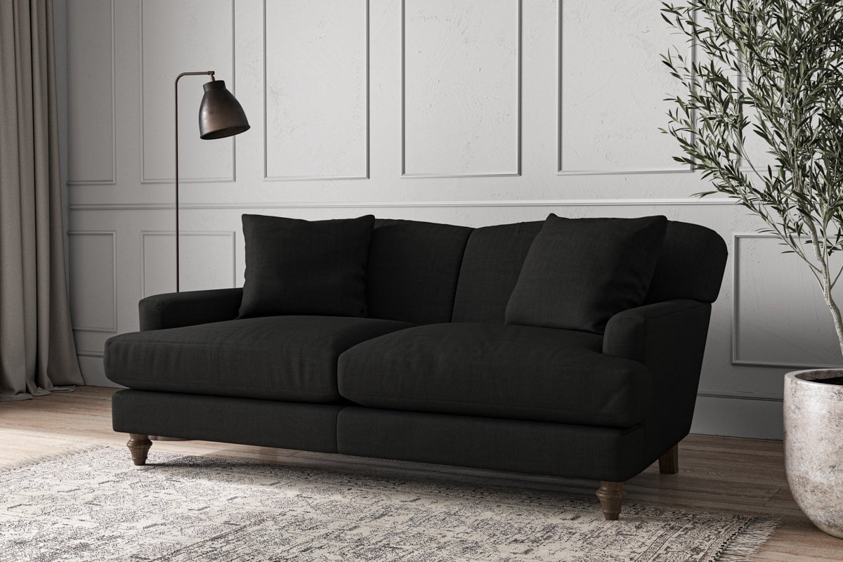 Nkuku MAKE TO ORDER Deni Medium Sofa - Brera Linen Charcoal