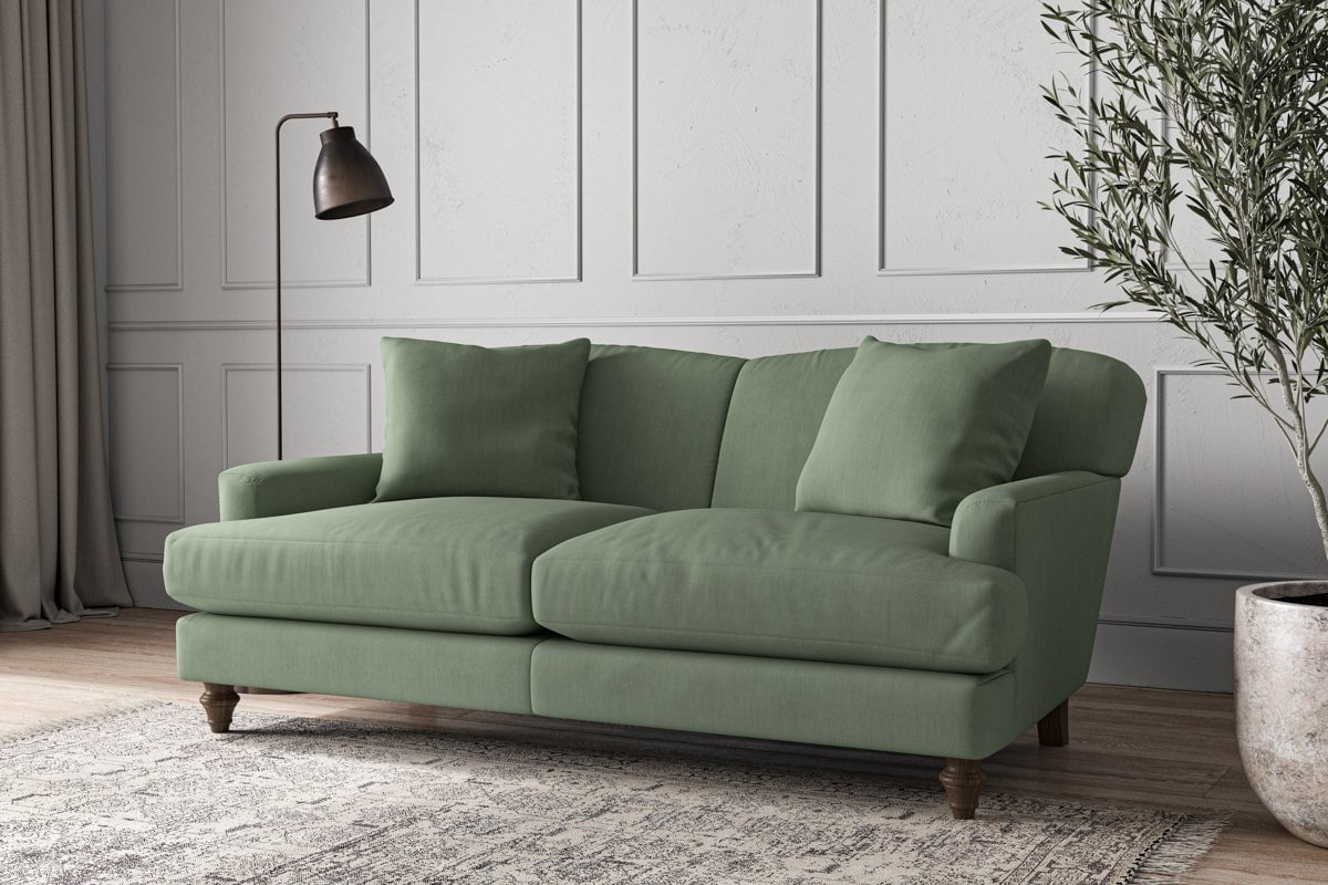 Nkuku MAKE TO ORDER Deni Medium Sofa - Brera Linen Jade