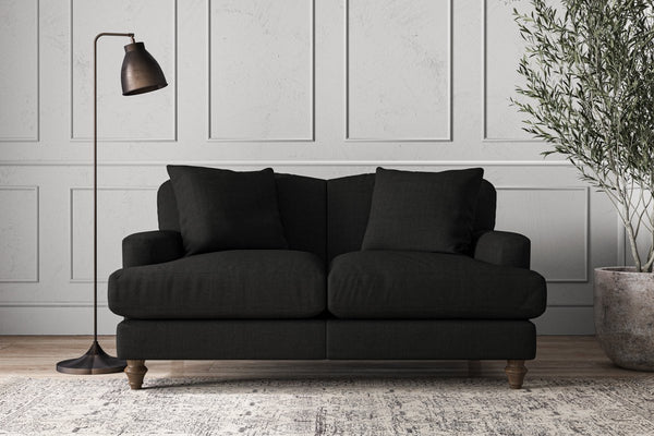 Nkuku MAKE TO ORDER Deni Small Sofa - Brera Linen Charcoal