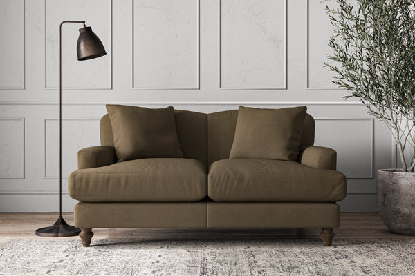 Nkuku MAKE TO ORDER Deni Small Sofa - Brera Linen Chesnut