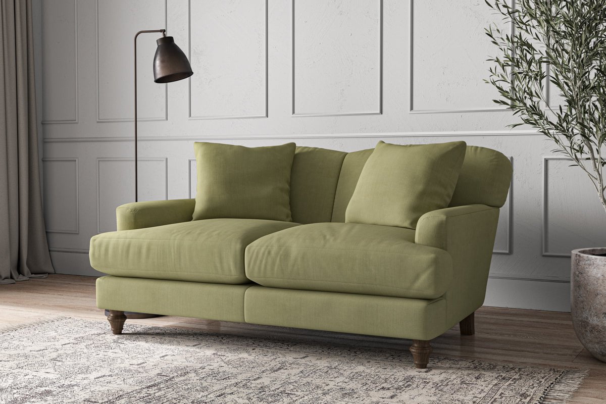 Nkuku MAKE TO ORDER Deni Small Sofa - Brera Linen Sage