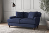 Nkuku MAKE TO ORDER Deni Small Sofa - Recycled Cotton Navy